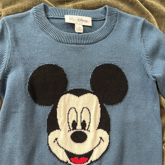 GAP Baby Kids | Blue | DISNEY MICKEY MOUSE SWEATER new without tags - Picture 3 of 4